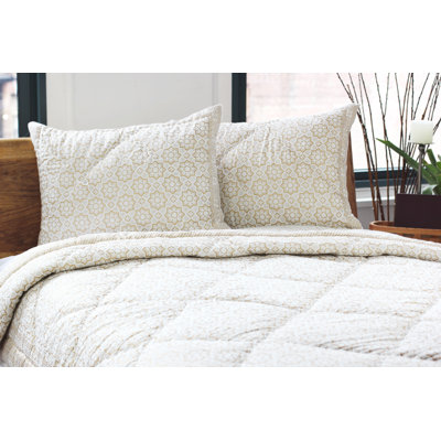 Eclectic Cotton Floral Quilt
