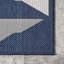Tapis intérieur / extérieur bleu marine Ashot-1169968649
