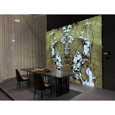117'' Stone Rectangle Conference Table