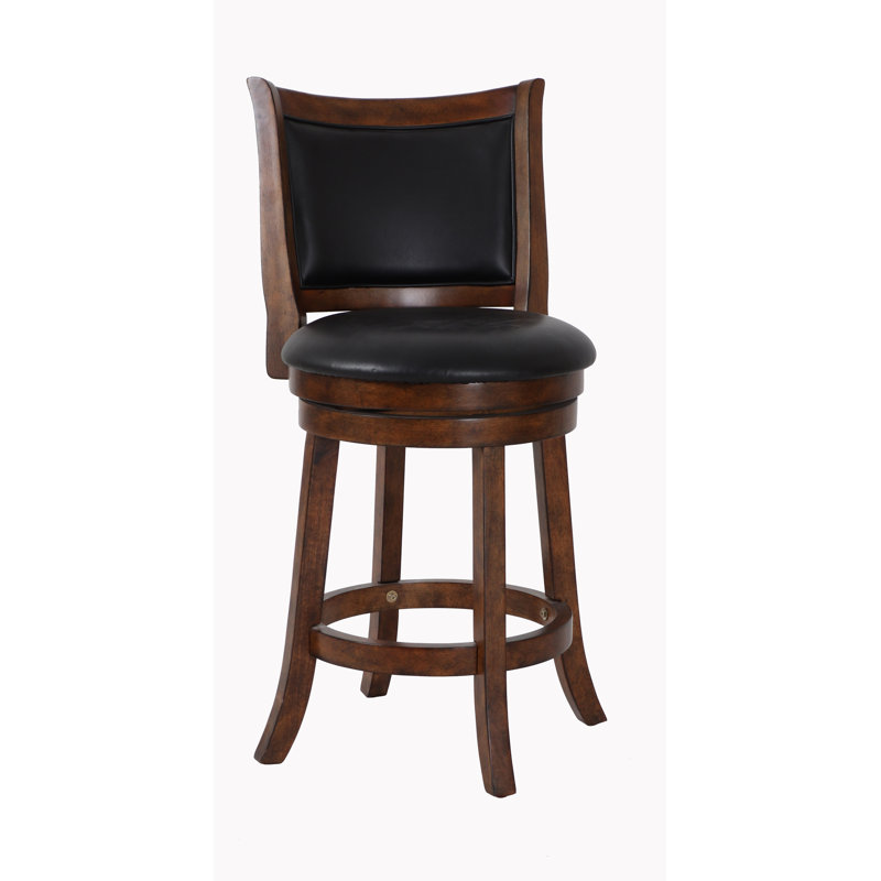 Jeven Swivel Upholstered Counter Stool, Counter Stool (24" Seat Height)