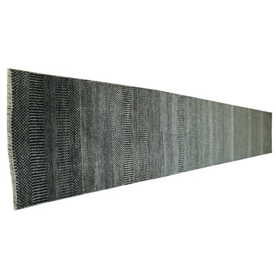 Branoon One-of-a-Kind 2.5x14.2 Runner Area Rug Blue