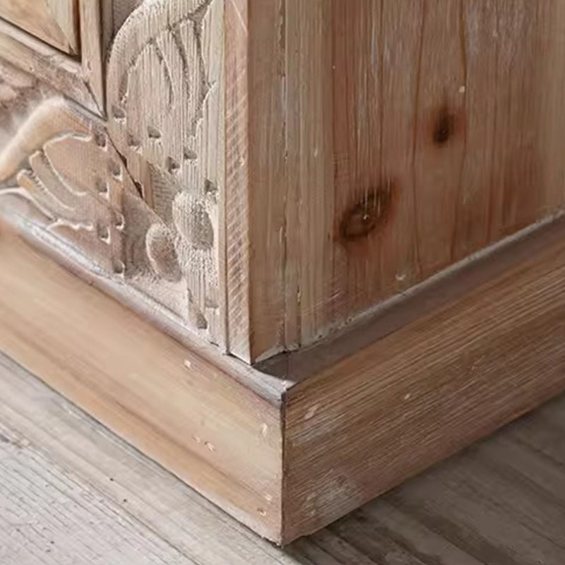 Vitrines en bois massif Burlywood