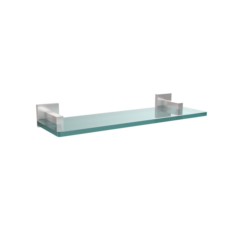 Haranu Bracket Shelf, Satin Chrome, 22 Inch
