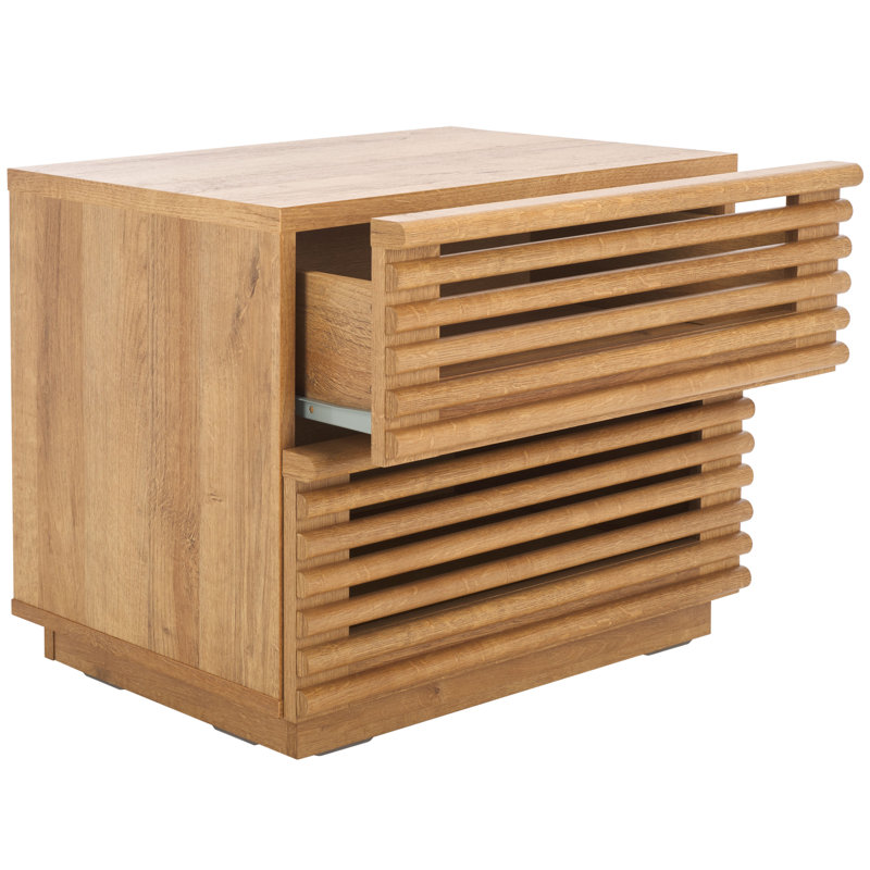 Coriddi 21'' W Nightstand, Rustic Oak
