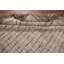 Tapis marocain à rayures terre en laine 12 x 18