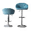 Tabouret de bar et de comptoir pivotant Mercer41 (ensemble de 2)-608836553