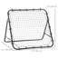 Rebounder Net Football Training Aid Kickback Target Play Black