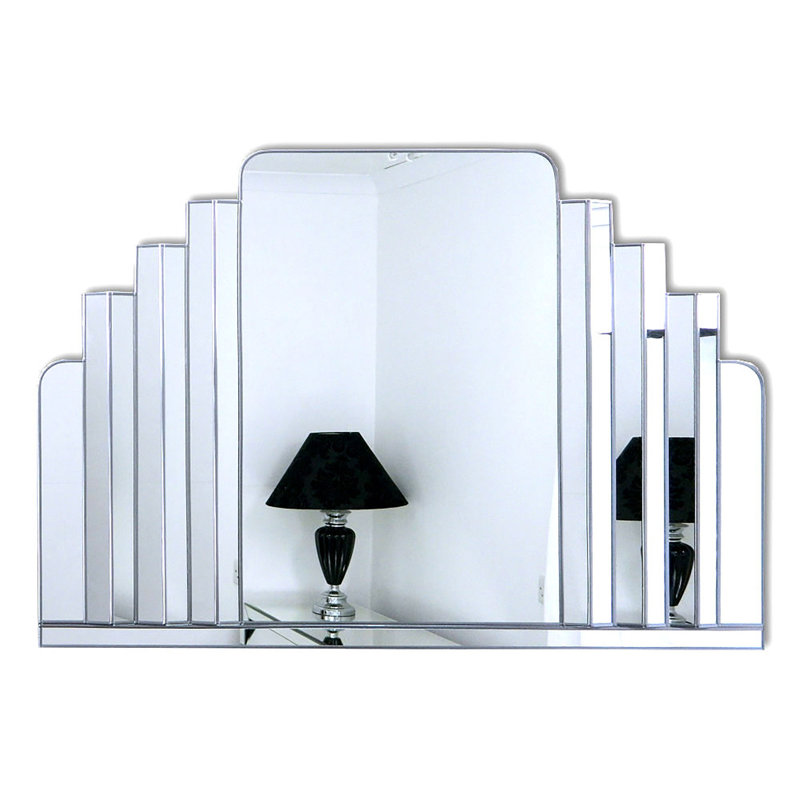 Maliyah Flat Wall Mirror, Silver