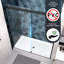 60'' 56'' W x 74'' H Frameless Shower Door with Glass