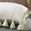 Coussin décoratif en coton Tassels-99260865