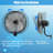  2 Pcs 20" Wall Mount Fan With 3-speed Options 85° Oscillation 30° Tilt 6 Ft Cord 
