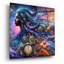  Art mural en verre «Celestial Time Keeper 1» par Rey Klimt-2029009815