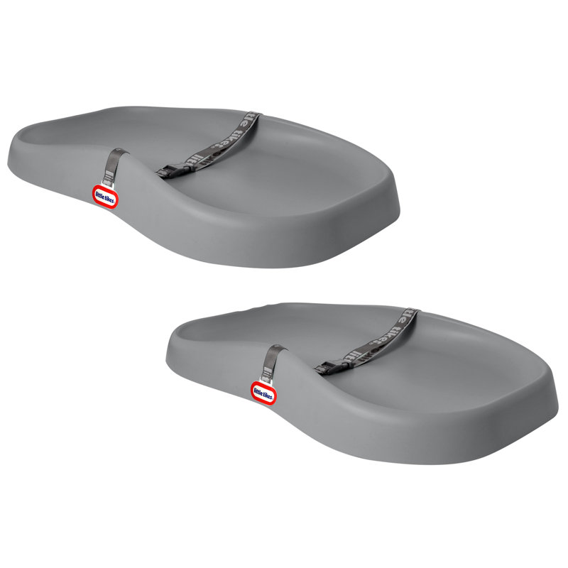 Little Tikes Deluxe 2 In 1 Baby Infant Foam Changing Pad/Play Mat, Gray (2 Pack)