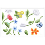 White Flower Giclee Print by Dana Gibson