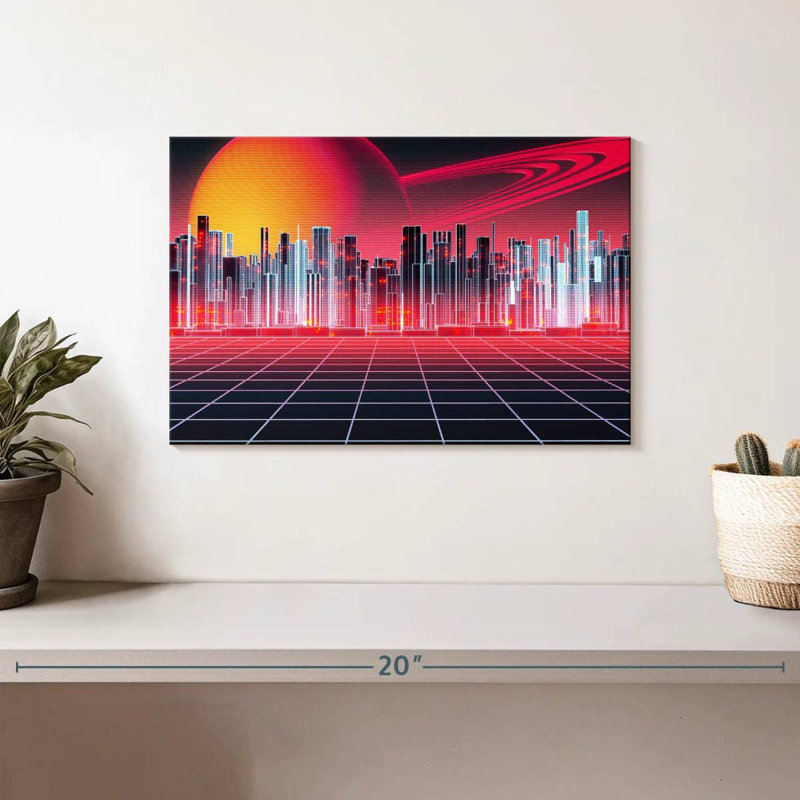 Kelan Digital Metropolitan, 8" H x 12" W