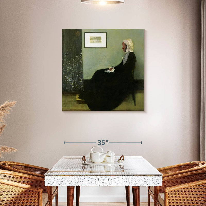«Leisha Whistler's Mother Inspired», H 36 po x l 36 po