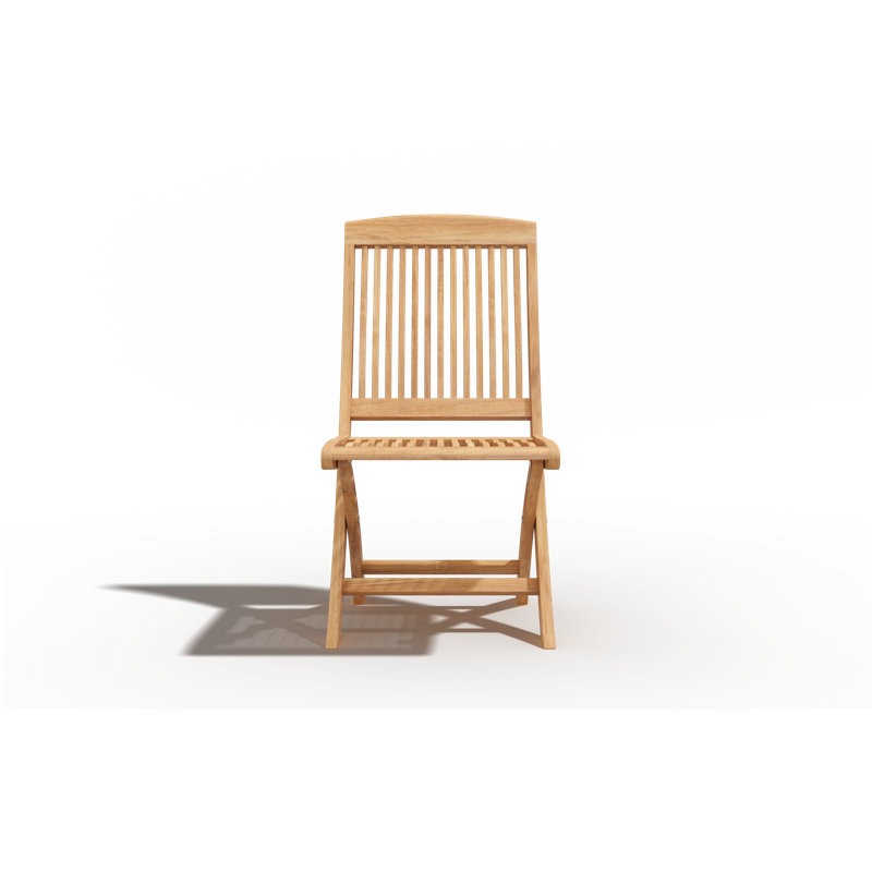 Folding Teak Patio Dining Chair