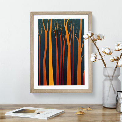 Contemporary Forest No.4 Abstract - Framed Print