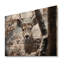 Cerf d'hiver, photographie monochrome I sur bois-1771440332