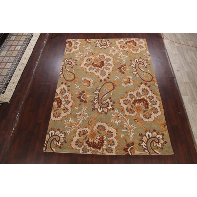 Hammd Wool Paisley Indoor Rug