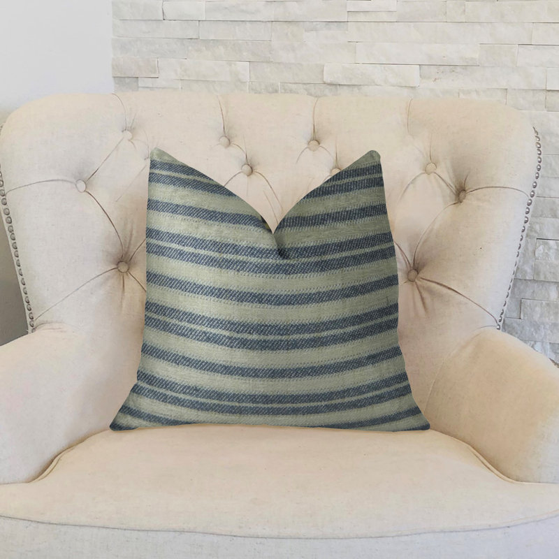 Coussin de luxe fabriqué à la main de Meadow, 26 po x 26 po, Coussin décoratif