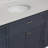 Ronnie 60" Single Bathroom Vanity Set with Marine Gray Cabinet and Quartz Countertop-417623417-403223590