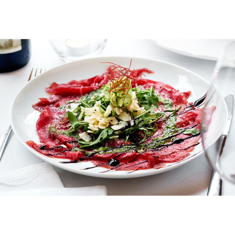 Meat Carpaccio by Amoklv - Wrapped Canvas Print, 30cm H x 46cm W