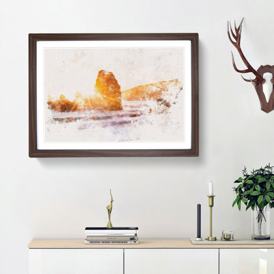 Sunlight over Rodeo Beach - Picture Frame Graphic Art Print