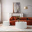 Nesting table set of 2 Round and Half Moon Shapes,No Need Assembly-615545497