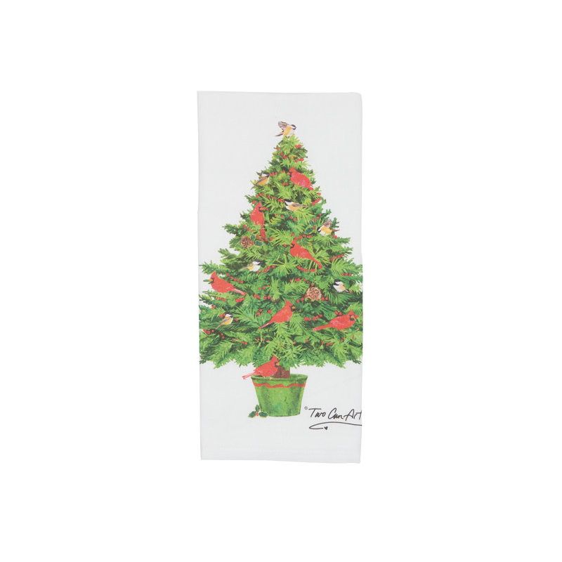 Serviette de cuisine Cardinal Yuletide