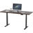 Skyscraper Electric Height Adjustable Standing Desk, Dual Motor and Digital Control with Memory, 72x24, Grey Strand Top with Black Frame-765077056-765077067