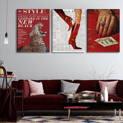 3 Piece Wrapped Canvas Print