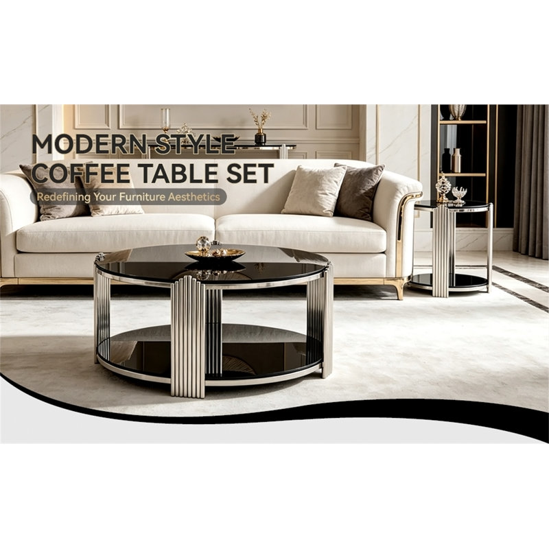 Table de bout moderne 16,90 pouces