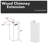 Zline 61 In. Smooth Bright White Wooden Chimney Extension For Ceilings Up To 12 Ft. (kbww-e)