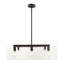 Luminaire suspendu rectangulaire à 3 lumières pour îlot de cuisine Clementine-1920741665