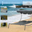 Outdoor Wheeled Hammock Daybed Double Chaise Lounge Chair
