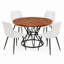Ensemble de table de salle à manger 5 pièces 47,3 po-375090794-375090793-375090792