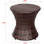 Table d'appoint en osier Aghilas-600084222