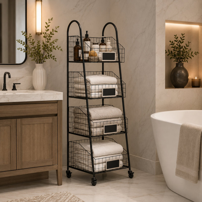 Rafael Metal Decorative Basket