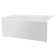 Alcove Soaking Skirt Bathtub with Overflow and Drain