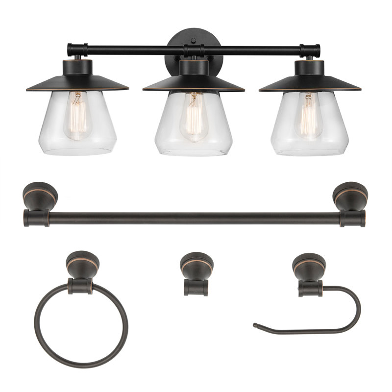 Mingua 3 - Light Dimmable Vanity Light, Oil Rubbed Bronze