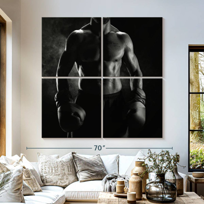 Sireci Muscular Boxer, 57" H x 57" W