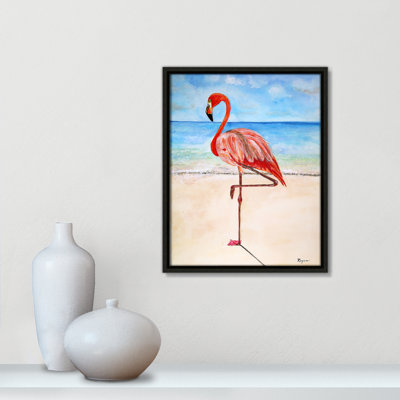 Rashebia Flamingo Print by Mike Ragan for
