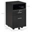 Vinsetto Mobile File Cabinet Lockable A4 Letter-2056434945