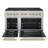ZLINE Autograph 48 in. Paramount Dual Fuel Satin Steel Range w/ Accents