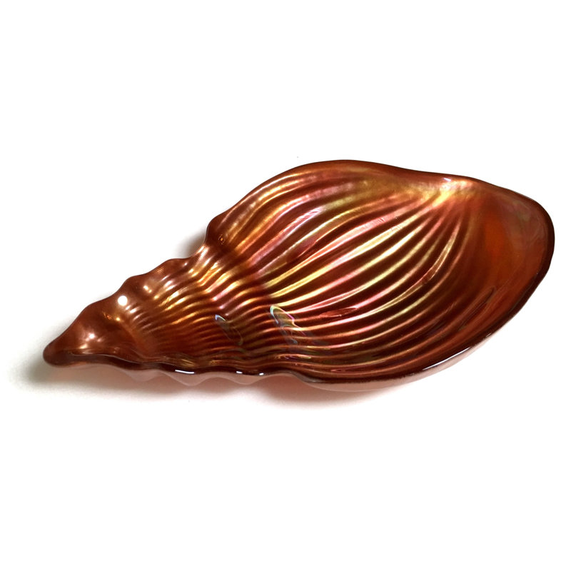 Plateau de coquillage conch, Cuivre