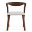 Chaises d'appoint en bois massif Rozella