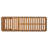Ungar Modern Coastal Acacia Wood Outdoor Chaise Lounge with Handwoven Rope Accents & Adjustable Backrest-124192024