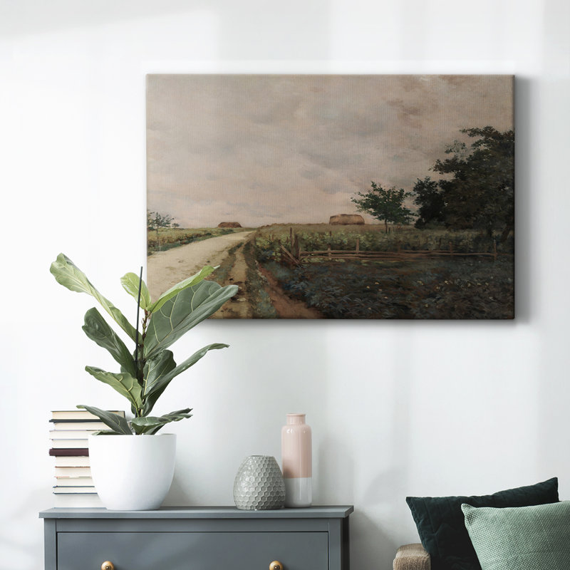 «Vintage Landscape», impression sur toile encadrée, H 13 po x l 19 po