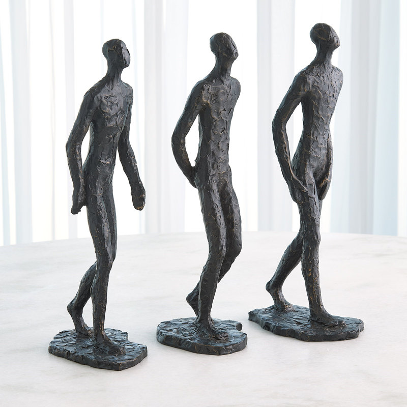 S/3 Pondering Sculptures-Bronze